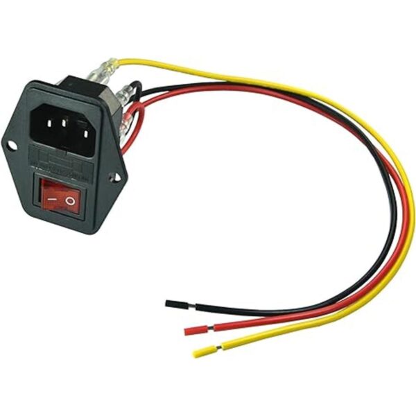 FILSHU 10A 250V Enchufe de entrada módulo enchufe