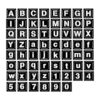 Eage Plantillas de letras de 1 pulgada para pintar 62