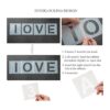 Eage Plantillas de letras de 1 pulgada para pintar 62