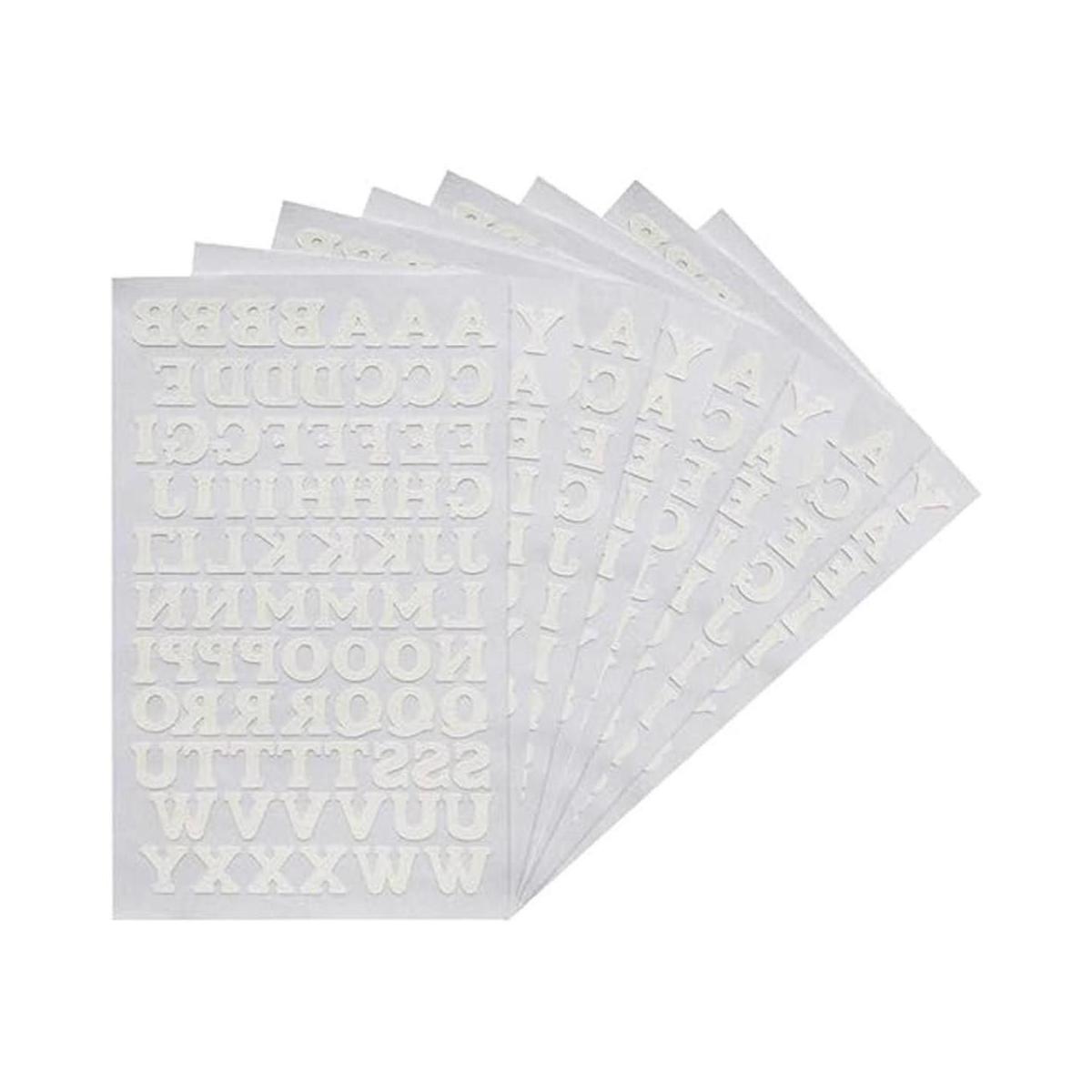 Magfok Iron on Flock Letras de transferencia de 34