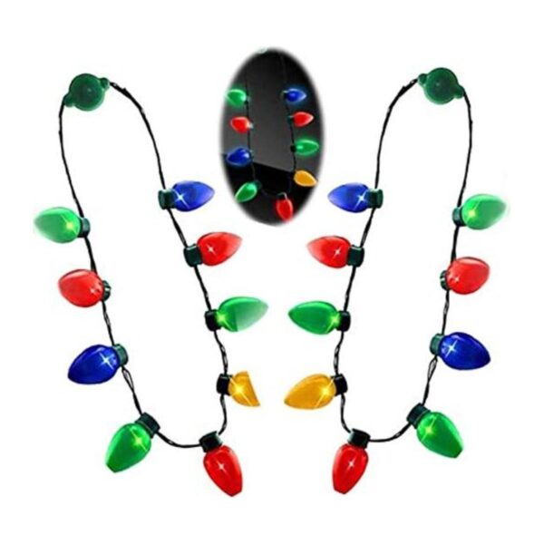 Collar con luces intermitentes para niños bombillas LED_1