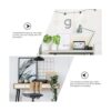 Exceart 20 piezas de madera con diseño de pata de madera