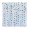 Cortinas iridiscentes de flecos de oropel para fiesta de