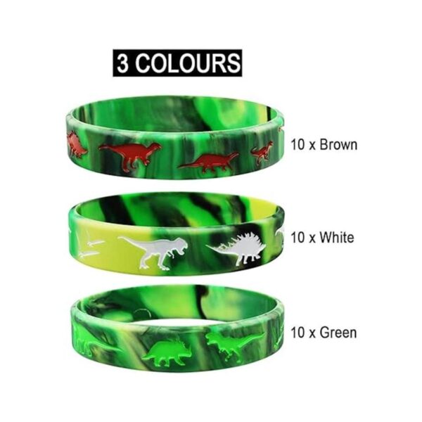 Heqishun Paquete de 30 pulseras de silicona de_2