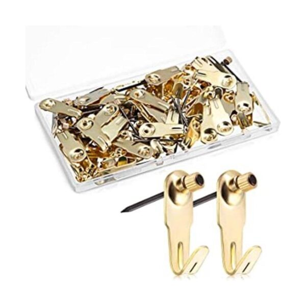 Kit de ganchos de yeso para colgar cuadros con clavos para