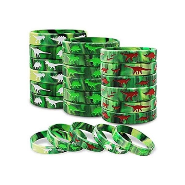 Heqishun Paquete de 30 pulseras de silicona de_1