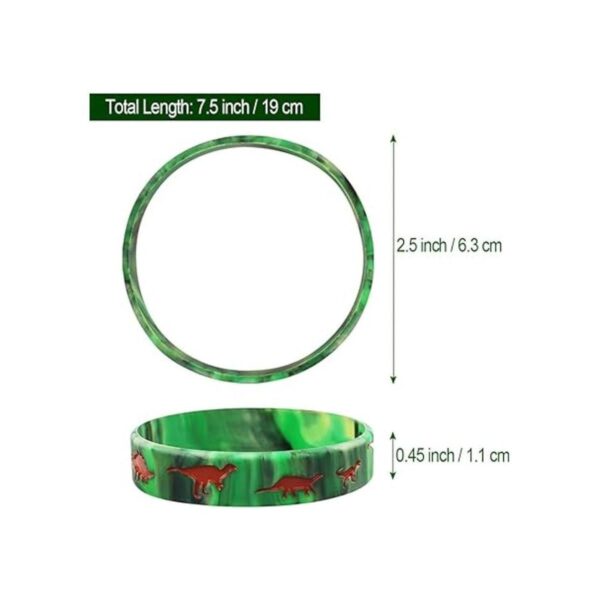 Heqishun Paquete de 30 pulseras de silicona de_5