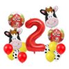 Globos de vaca para decoración de fiesta de cumpleaños de_1