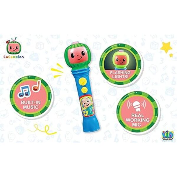 Cocomelon Micrófono de juguete para niños juguete musical_3