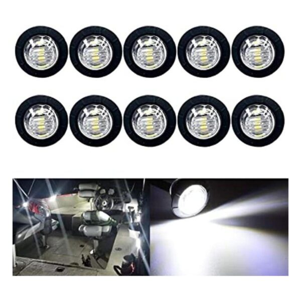Paquete de 10 luces LED impermeables para barcos marinos_1