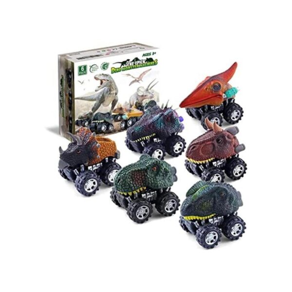 DINOBROS Juego de 6 juguetes de dinosaurio para niños de_1