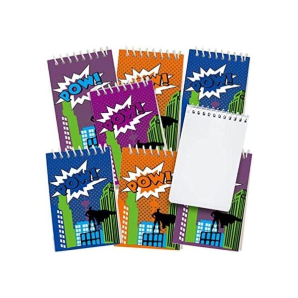 ArtCreativity Mini cuadernos de superhéroe paquete de 12_1