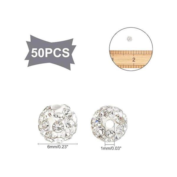 PH PandaHall Cuentas de arcilla con diamantes de