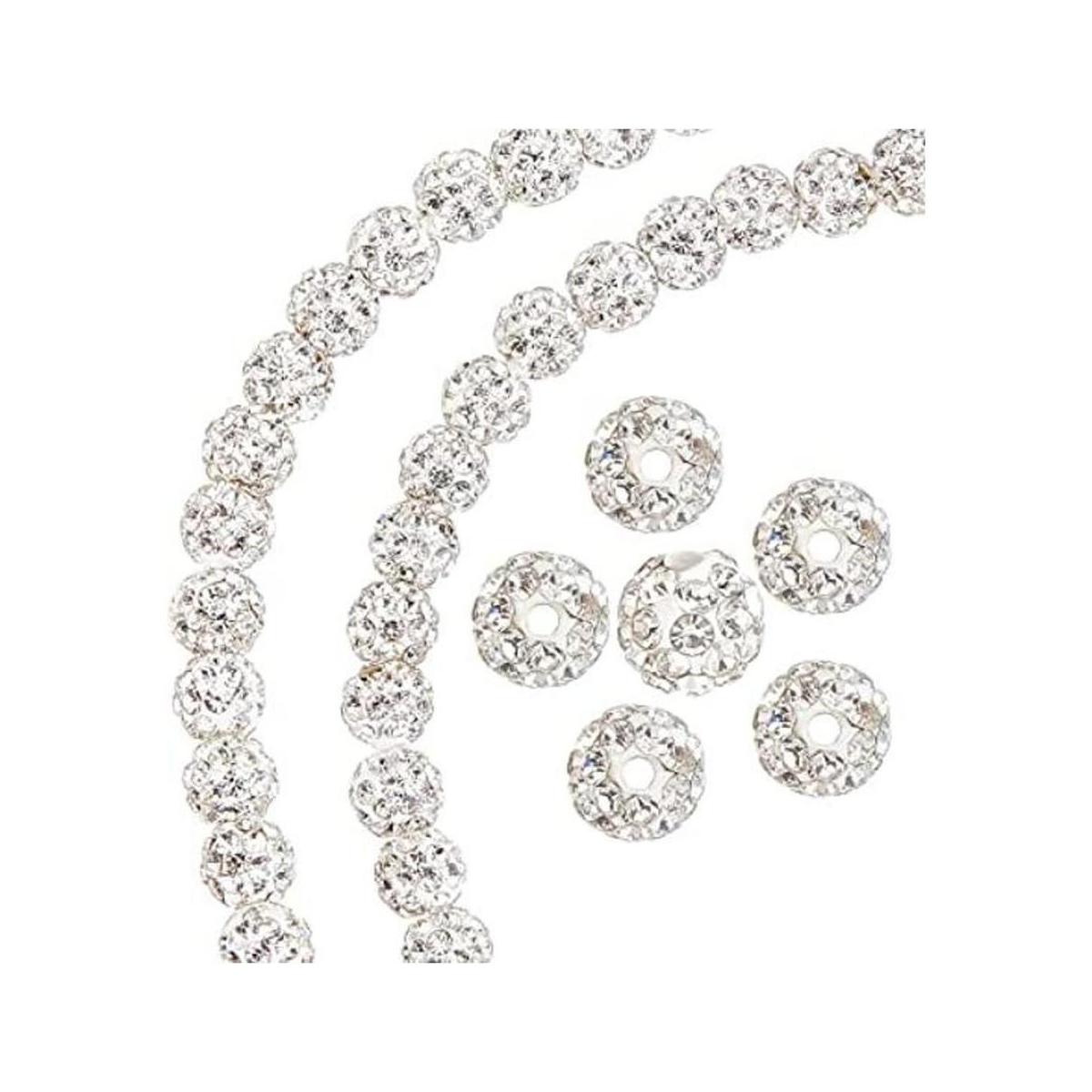 PH PandaHall Cuentas de arcilla con diamantes de