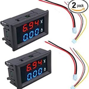 HiLetgo 2 amperímetros digitales de 0.28 pulgadas CC 100