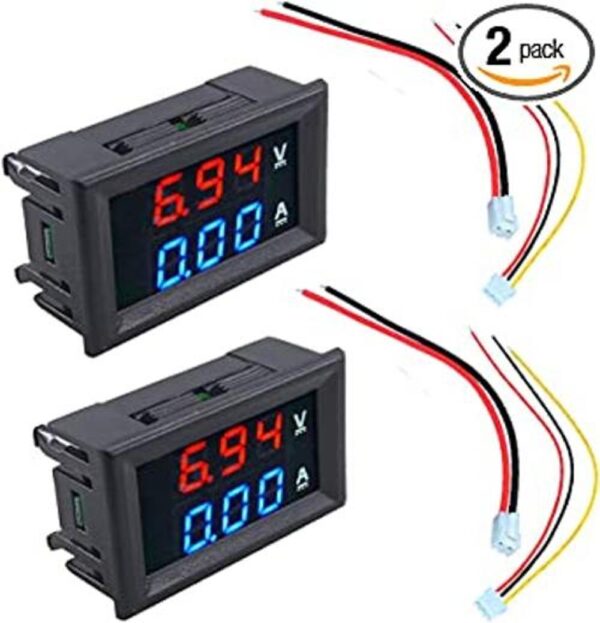 HiLetgo 2 amperímetros digitales de 0.28 pulgadas CC 100