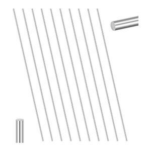 Favordrory 10 piezas de acero inoxidable 304 0.118 in x