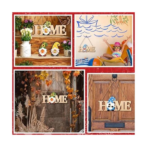 Gnomos intercambiables para el hogar gnomos de Navidad_5
