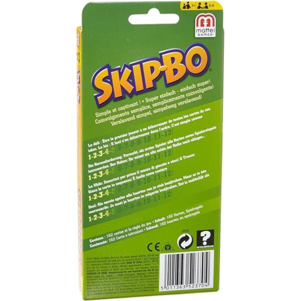 Juego de cartas SkipBo Mattel_2