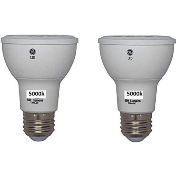 GE Paquete de 2 bombillas LED Par20 regulables_1
