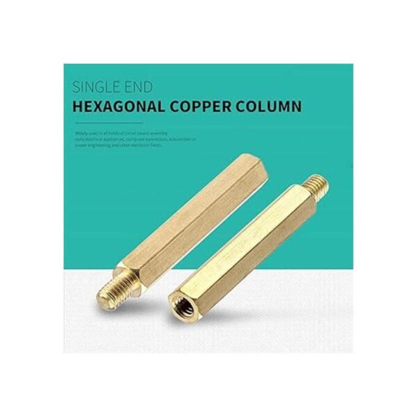 Hxchen 20 tornillos de separación hexagonales para PCB