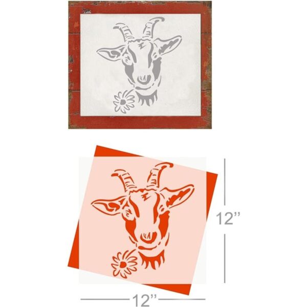 GSS Designs Plantilla de flores de cabra de granja_2