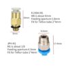 MAXGLEE KJH04M6 Mini montaje neumático para conectar_2