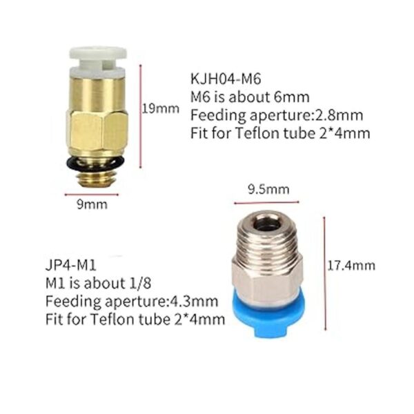 MAXGLEE KJH04M6 Mini montaje neumático para conectar_2