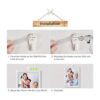 Kit para colgar imágenes 62 ganchos de pared dura para_5