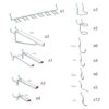 Hardware. National S819841 CD8377 Kit de ganchos para