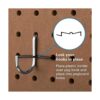 Hardware. National S819841 CD8377 Kit de ganchos para