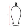 DGBRSM Soporte de arpa para lámpara de 10 pulgadas con_2