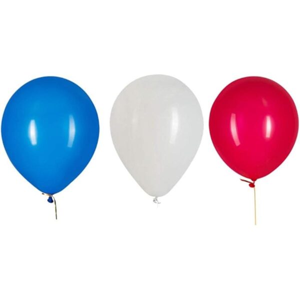 Globos de látex patrióticos de 12 pulgadas color rojo_2