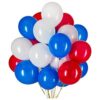 Globos de látex patrióticos de 12 pulgadas color rojo_1