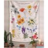 Lifeel Tapiz vertical de flores silvestres para colgar en