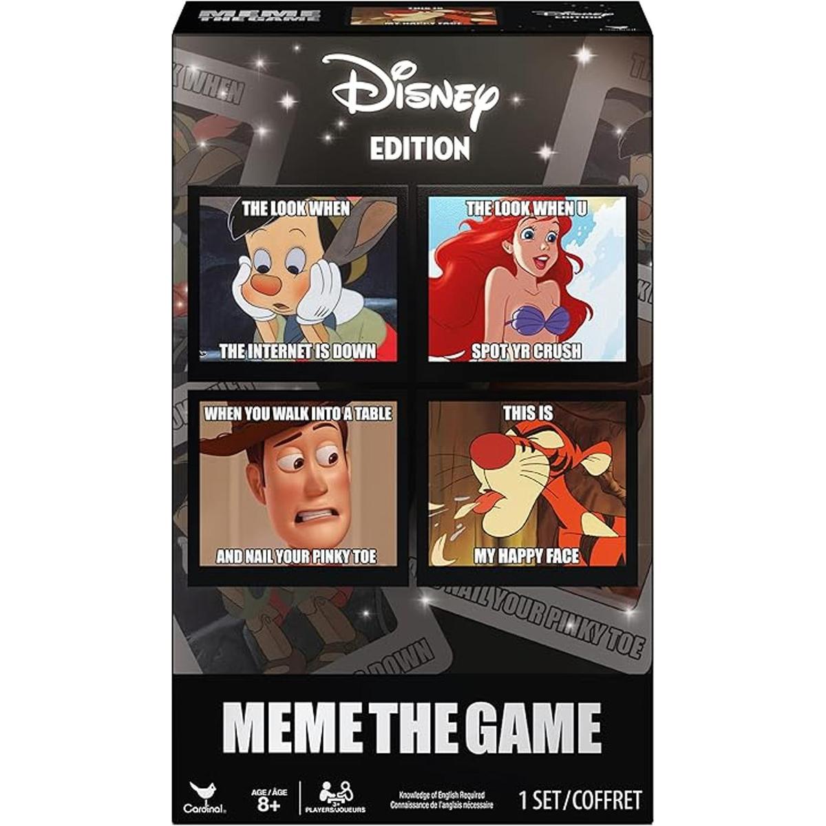 Meme the Game versión Disney tarjetas divertidas para