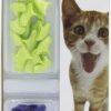Kitty Caps Tapas de uñas para gatos Verde primavera con