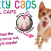 Kitty Caps Tapas de uñas para gatos Verde primavera con
