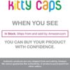 Kitty Caps Tapas de uñas para gatos Verde primavera con