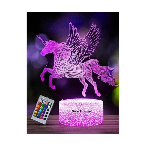 Nice Dream Luz nocturna de unicornio para niños lámpara_1