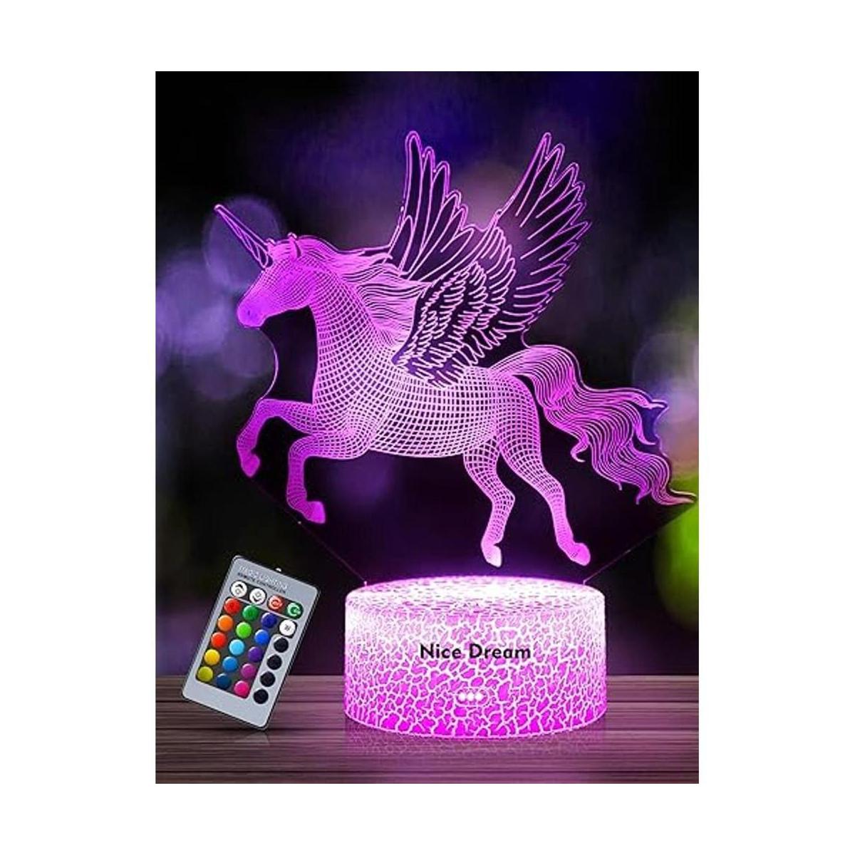 Nice Dream Luz nocturna de unicornio para niños lámpara