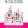 Kitty Caps Tapas de uñas para gatos Verde primavera con