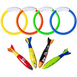 FULLSEXY 8 anillos de buceo para piscina subacuática tiro_1