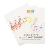 Cuaderno de composición musical papel para niños 50_1