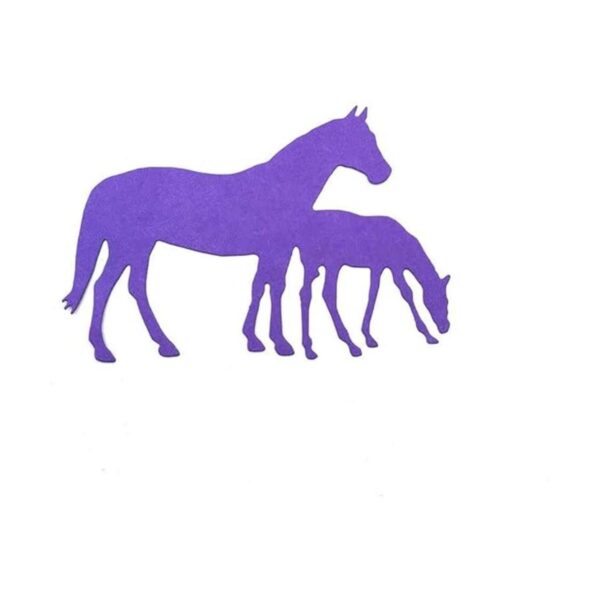Troqueles de corte de metal de cuatro caballos para comer