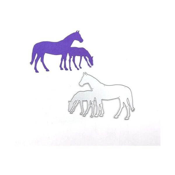 Troqueles de corte de metal de cuatro caballos para comer