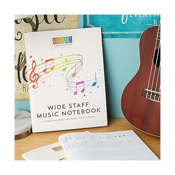 Cuaderno de composición musical papel para niños 50_2