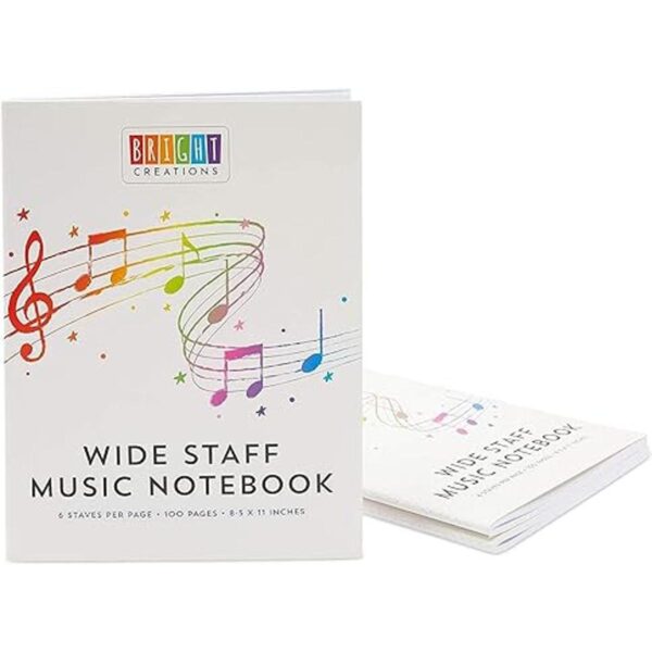 Cuaderno de composición musical papel para niños 50_4