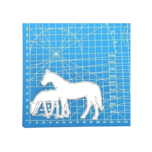 Troqueles de corte de metal de cuatro caballos para comer