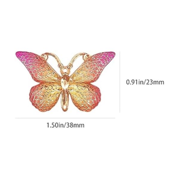DIYstore 40 dijes de mariposa coloridos con diseño de